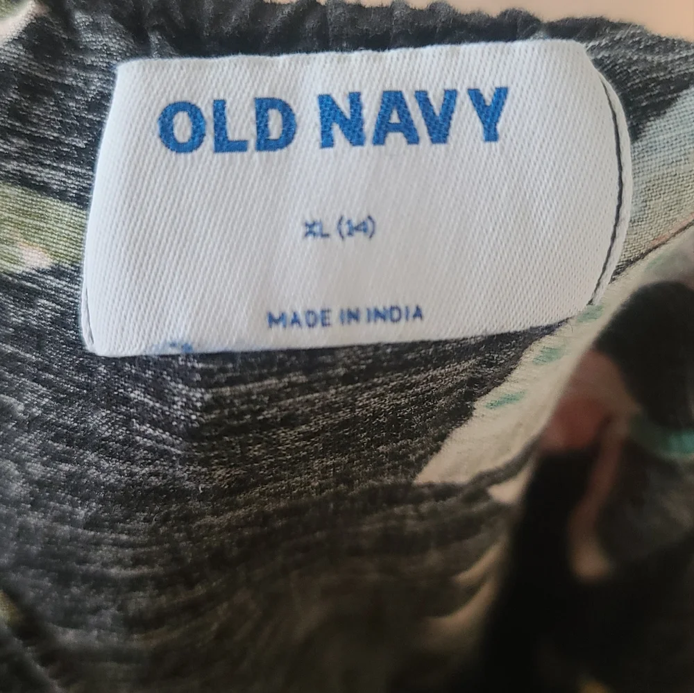 Old Navy girls romper tropical size XL